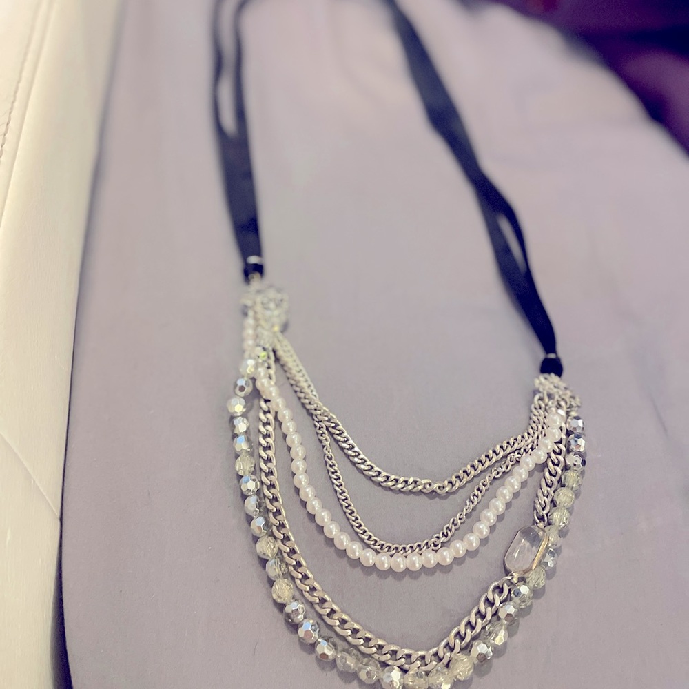Beads and pearl necklace - Picture 2 of 2